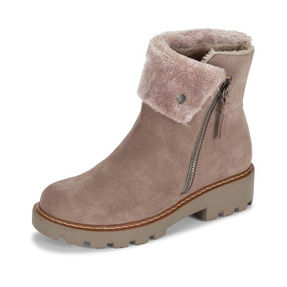 BareTraps Shoes - BareTraps WYOMING Womens Boots Taupe Suede Size 6.5 M